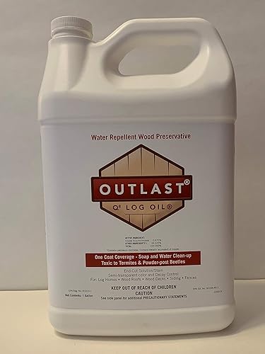 Miniatura 4 de Outlast - Conservante de madera de aceite de troncos Q8 para cubiertas, casas de troncos, cortes finales y más - Transparente - 1 galón