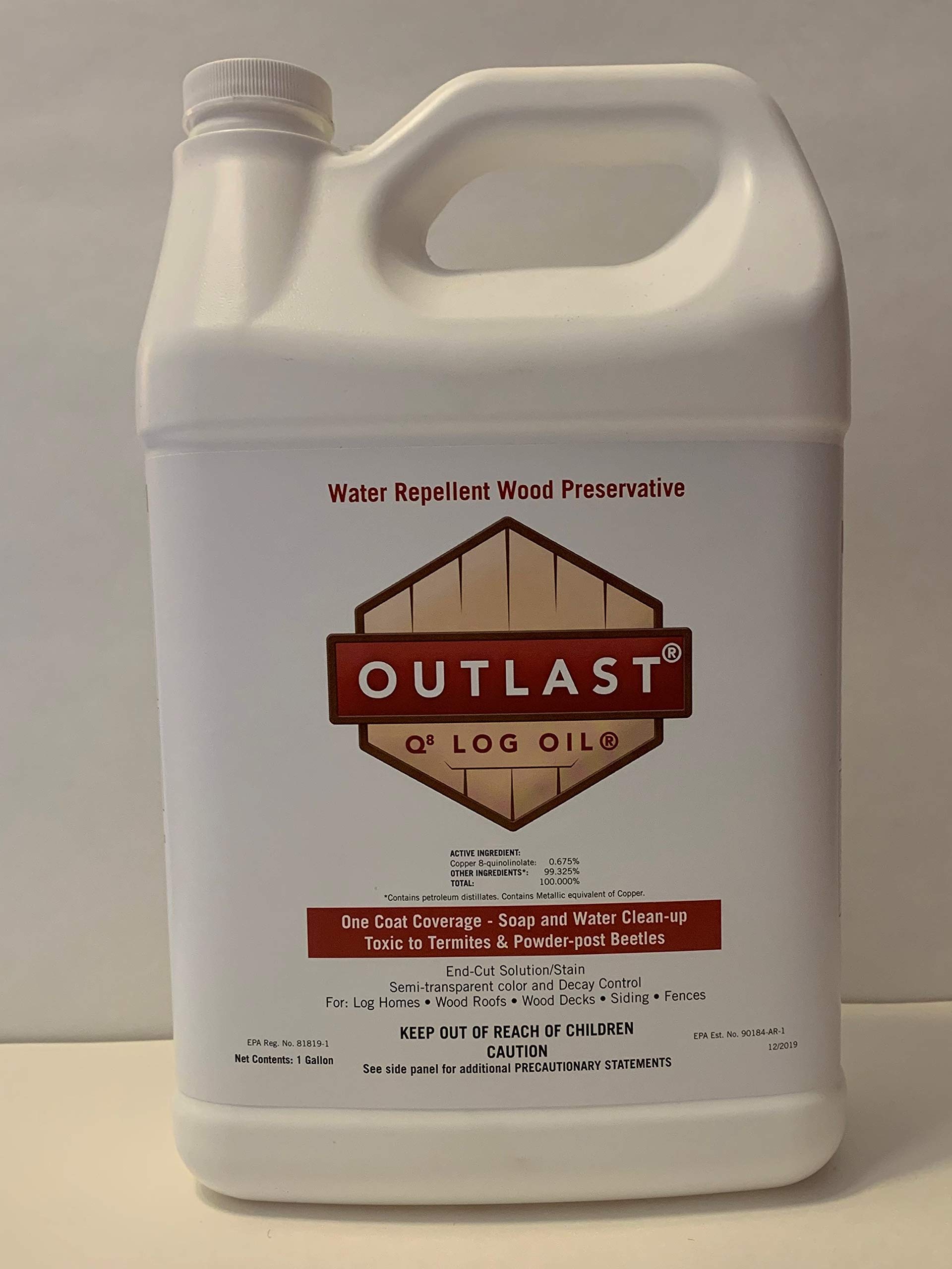 Outlast Q8 Log Oil Wood Preservative Light Gold