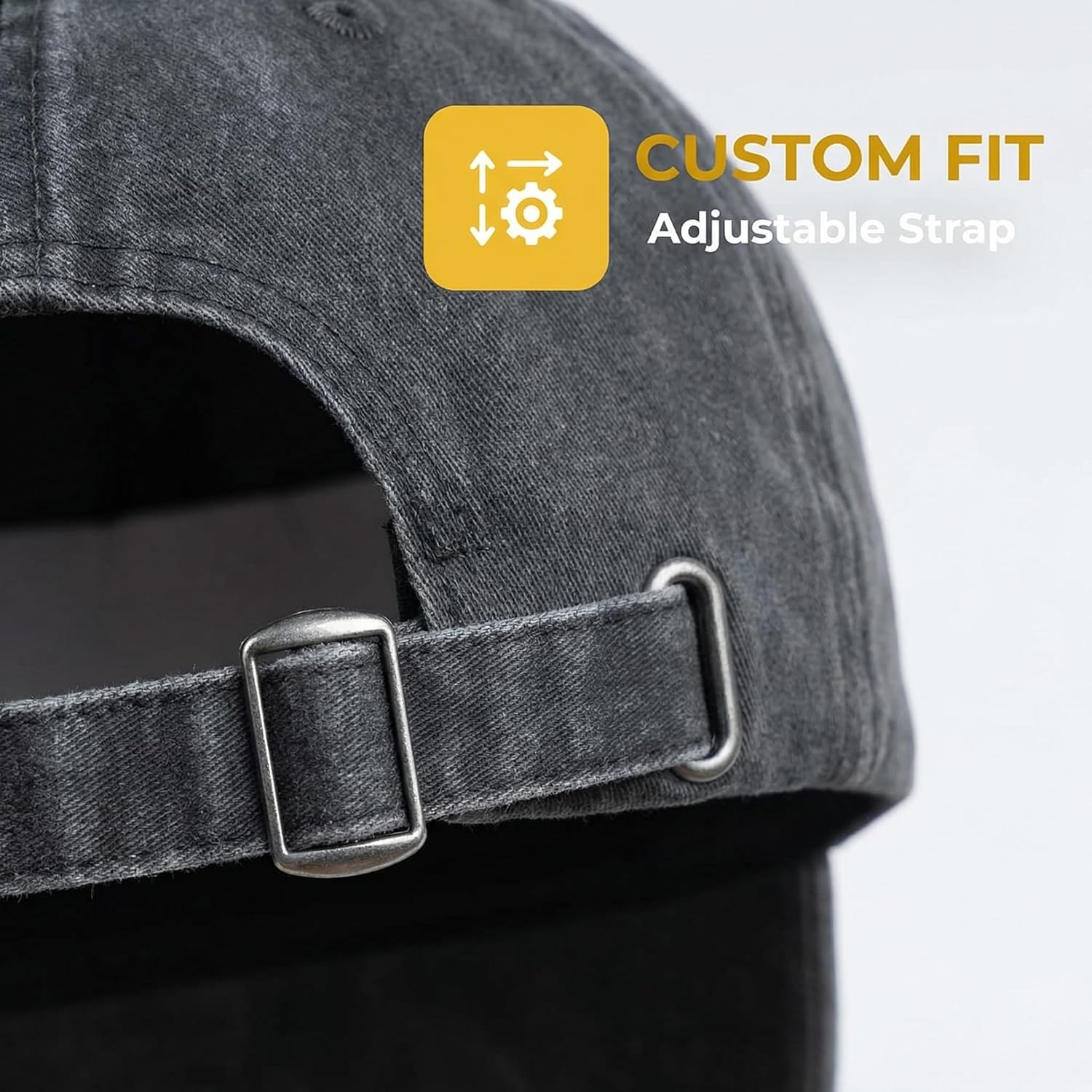 7Pcs Washed Baseball Cap Distressed Golf Baseball Hat Adjustable Size Comfortable Cotton for Men and Women Adults Hiking Sports Outdoor Activities (Multicolor) - Image 6