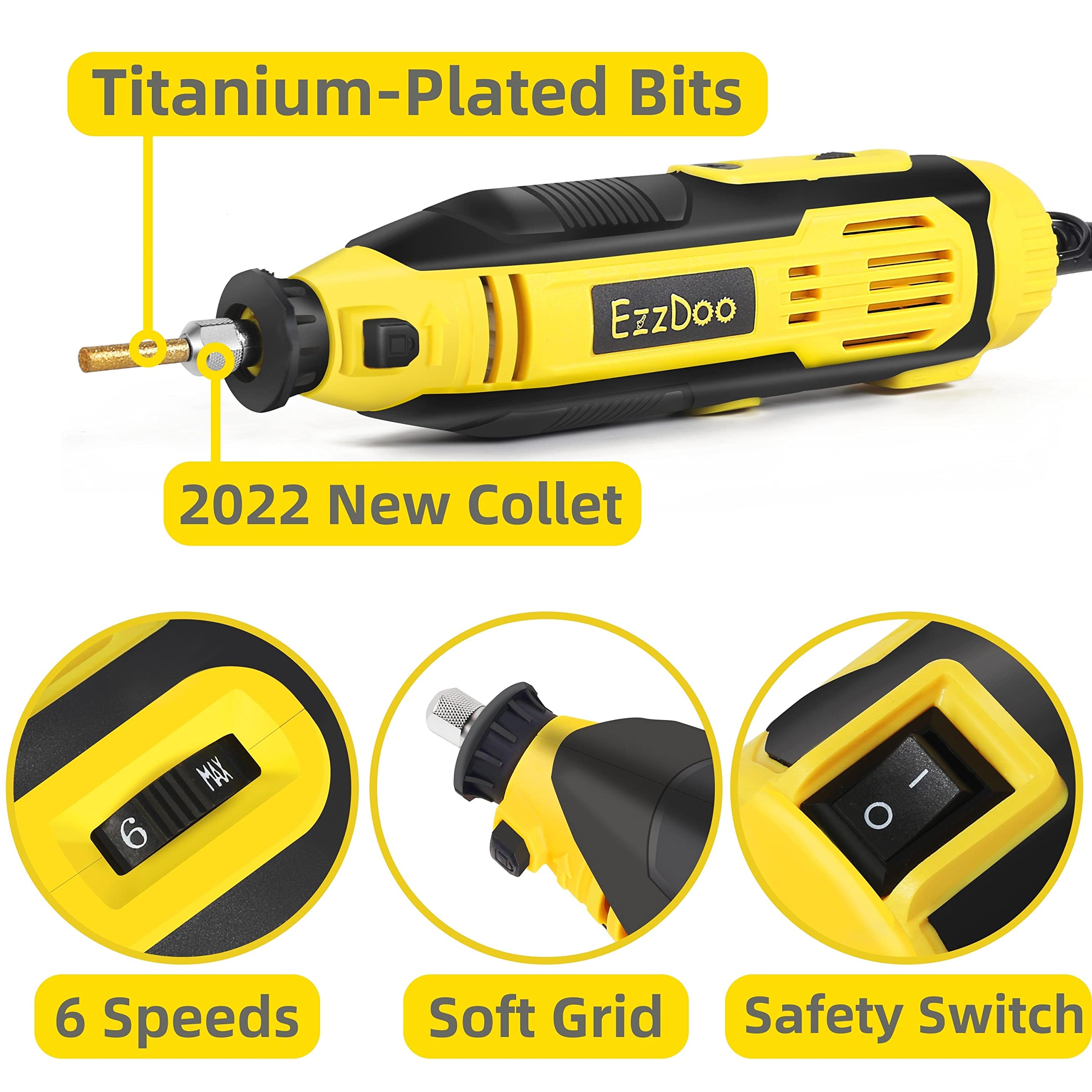 EzzDoo Electric Chainsaw Sharpener Kit