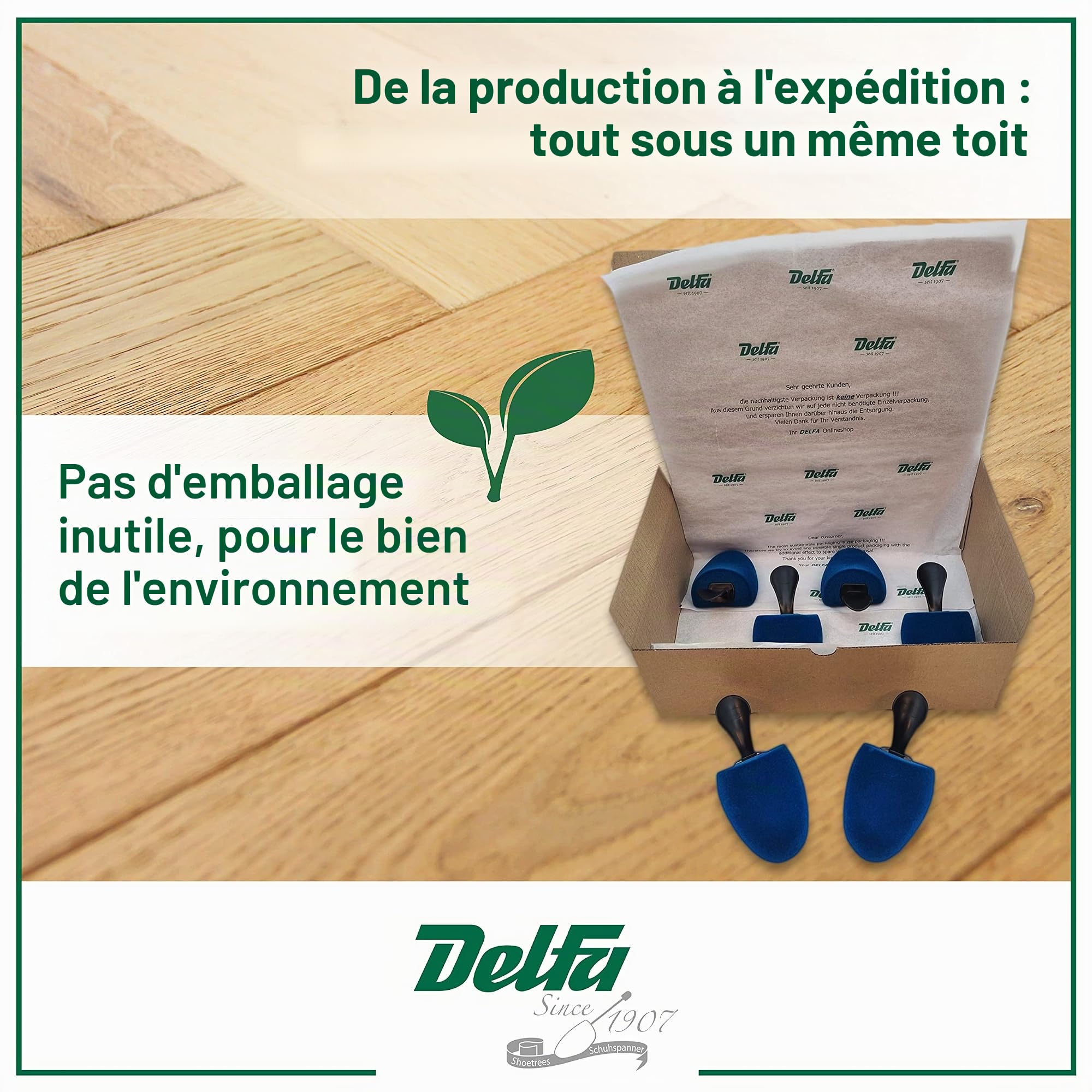 Delfa Samty Embauchoir en mousse pour chaussures rondes - Pour femme - Taille 37-41