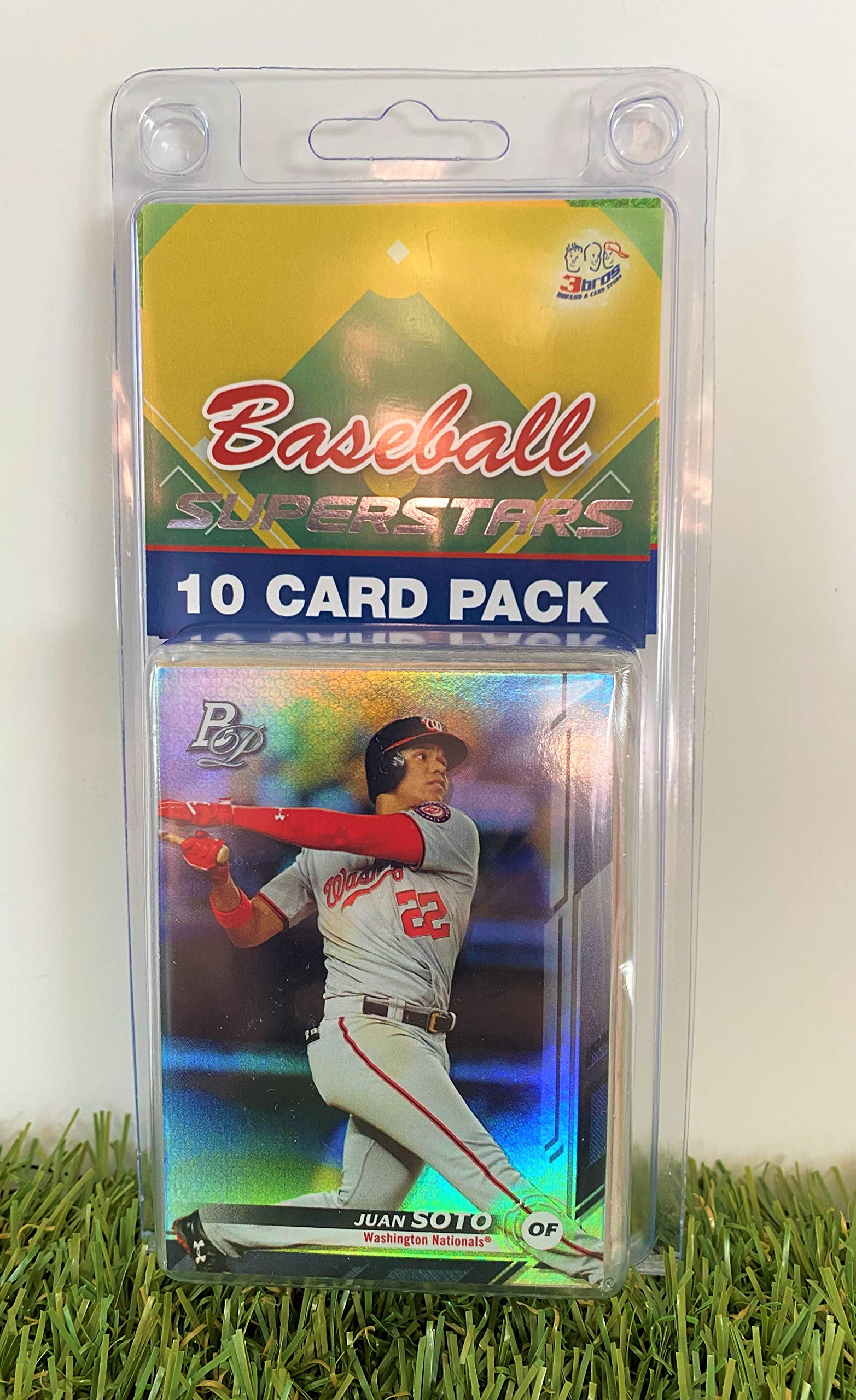 Ronald Acuna Jr- (10) Card Pack MLB Baseball Superstar Ronald Acuna Jr Starter Kit all Different cards. Comes in Custom Souvenir Case! Perfect for the Ultimate Acuna Fan! by 3bros