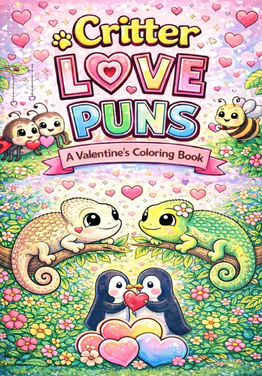 Critter Love Puns: A Valentine's Coloring Book