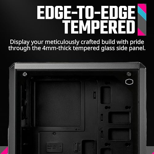 Miniatura 6 de Cooler Master Q300L V2 Torre Micro-ATX, filtro de polvo con patrón magnético, USB 3.2 Gen 2x2 (20 GB), vidrio templado, enfriadores de CPU máx.