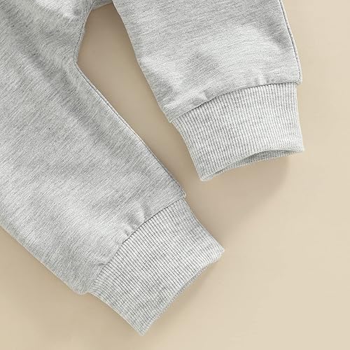 Miniatura 7 de Ropa de bebé niño 3 6 9 12 18 24M 3T Conjunto de pantalones con capucha patchwork sudadera con capucha pantalones de rayas traje de otoño invierno