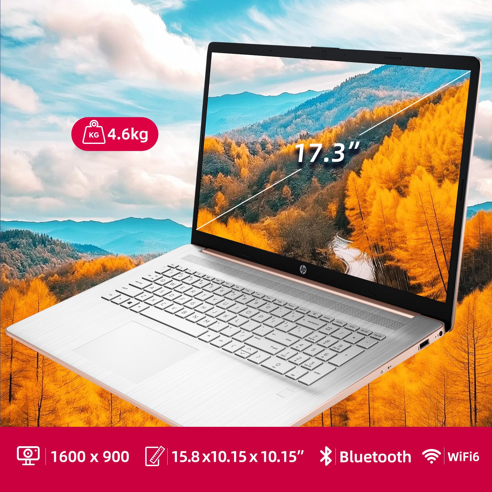 HP 17 Inch Laptop, 17.3