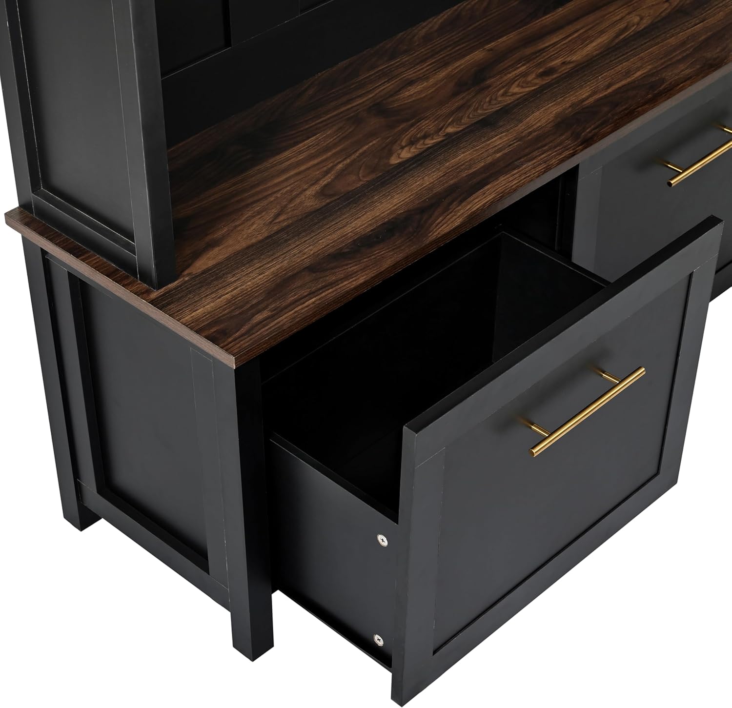 Close-up of an open drawer