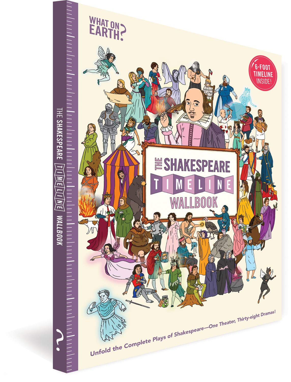 The Shakespeare Timeline Wallbook: Unfold the Complete Plays of Shakespeare--One Theater, Thirty-Eight Dramas!
