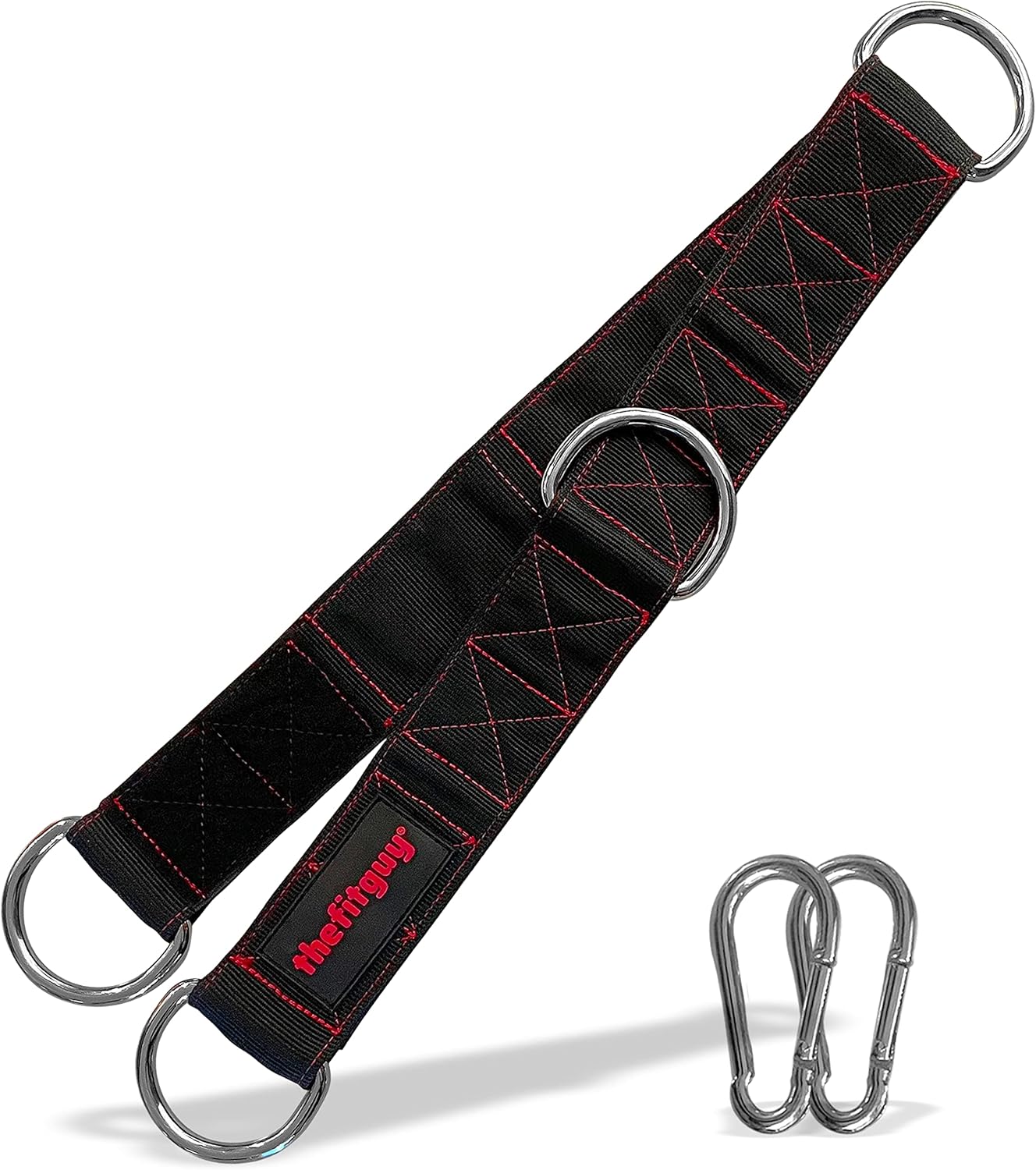 THEFITGUY Gym Multifunctional Extension Strap (Single) - for Cable Attachments, Pulley Machines, Rows - Add New Exercises and Grips to Your Workout, Heavy Duty, 5 Lengths Options