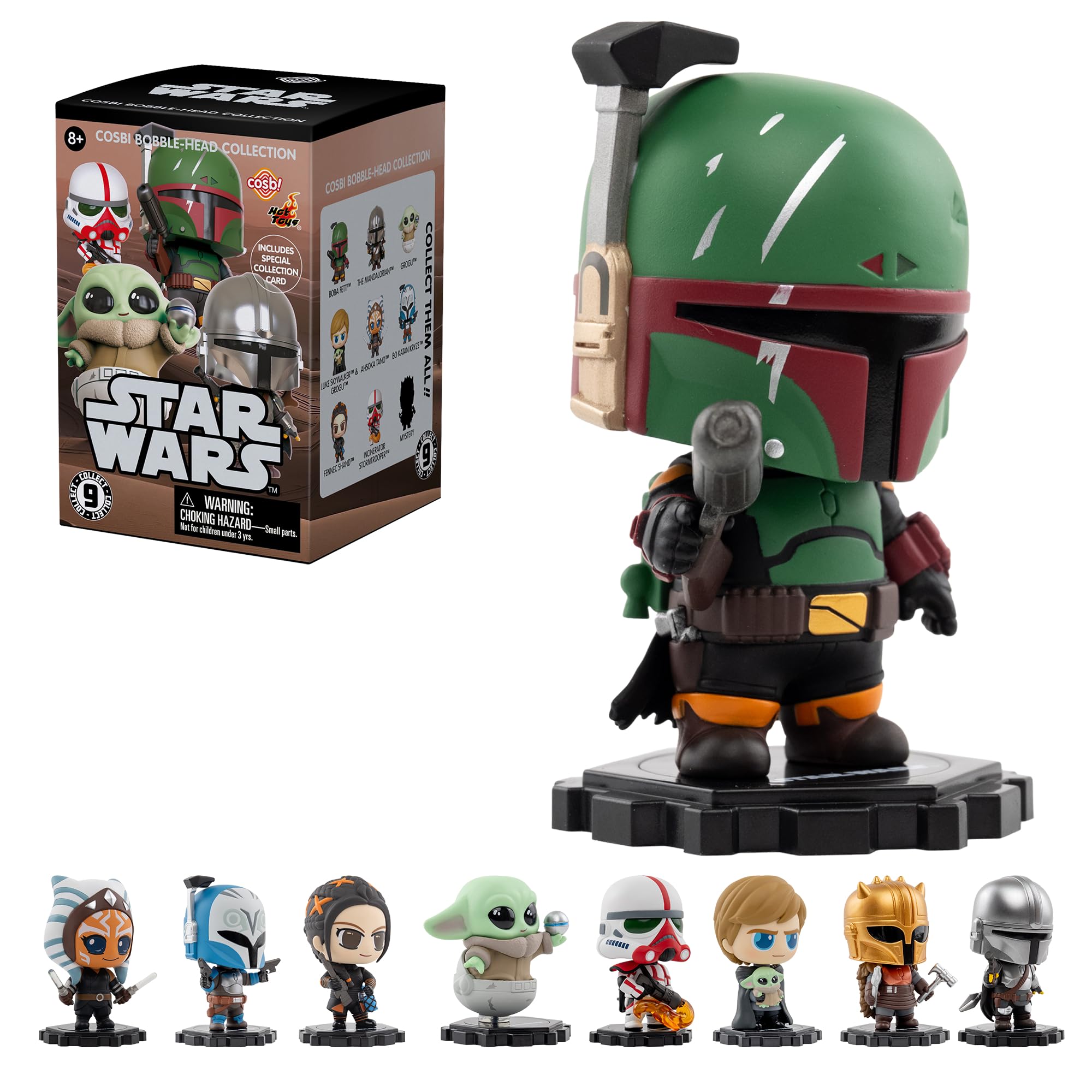Amazon.com: YuMe Star Wars Cosbi Bobble Head Collectible Mini