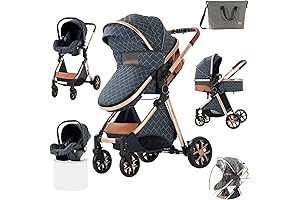 Premium 3-in-1 Baby Stroller Travel System