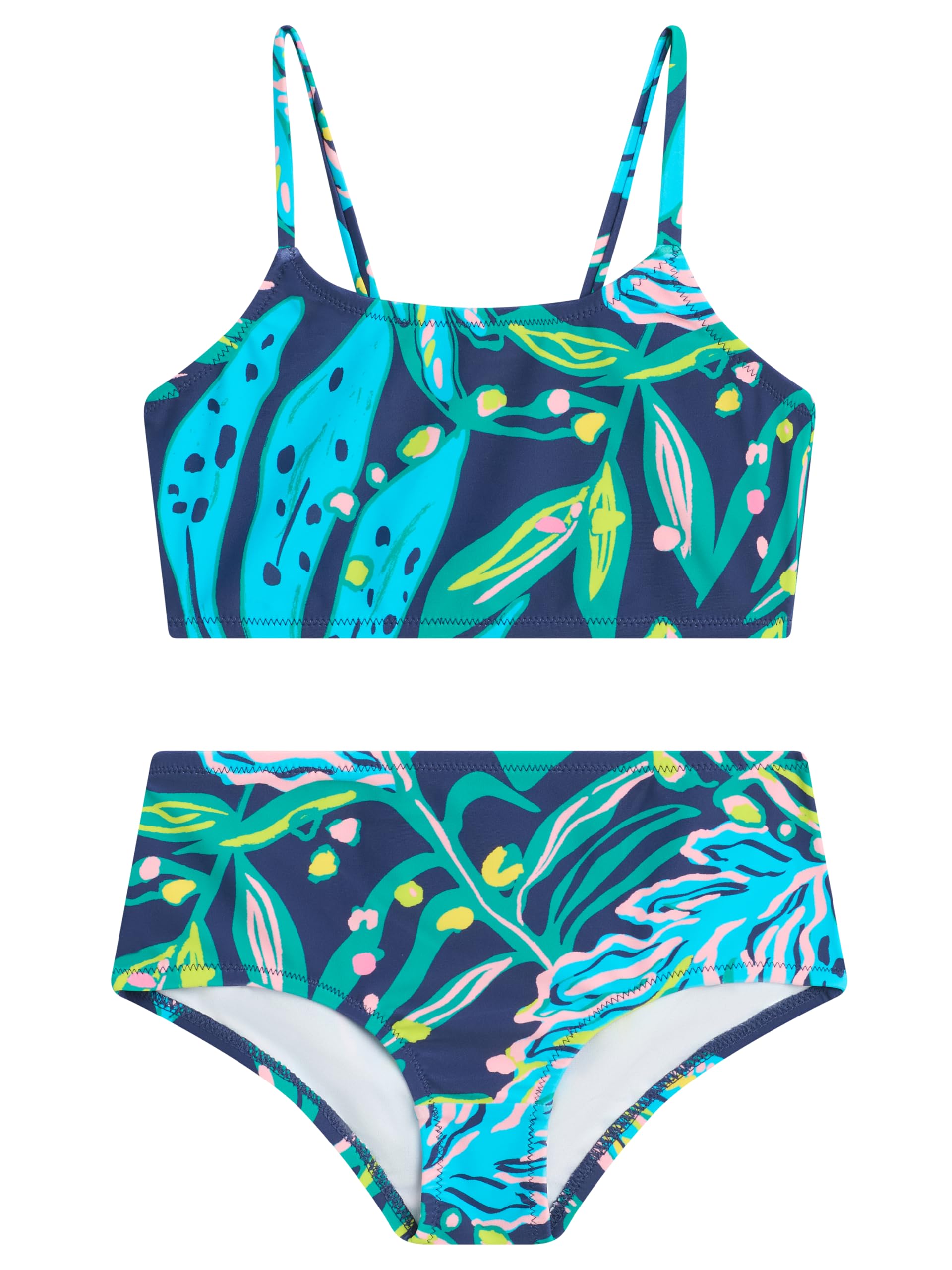 Kanu Surf Girls' Tammy Beach Sport Square Sun Bikini 2-piece Swimsuit