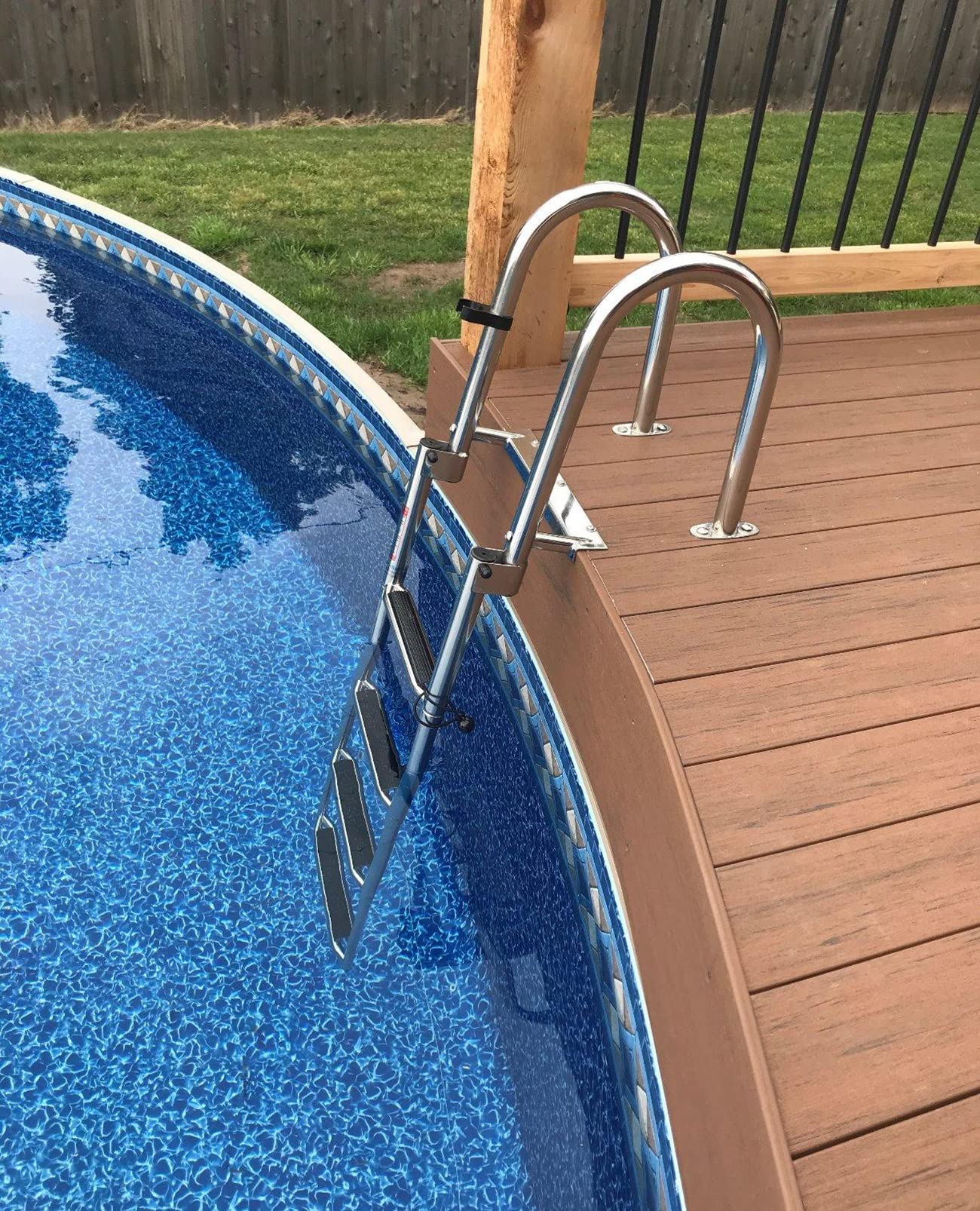 Buy YUMEIGE Boat ladder 4 Step Telescoping Boat Ladder, Stainless