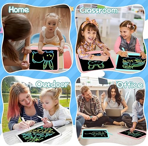 Miniatura 4 de Tableta de escritura LCD para niños de 15 pulgadas, almohadilla de dibujo para colorear para niños pequeños, tablilla de dibujo para niños, juguetes