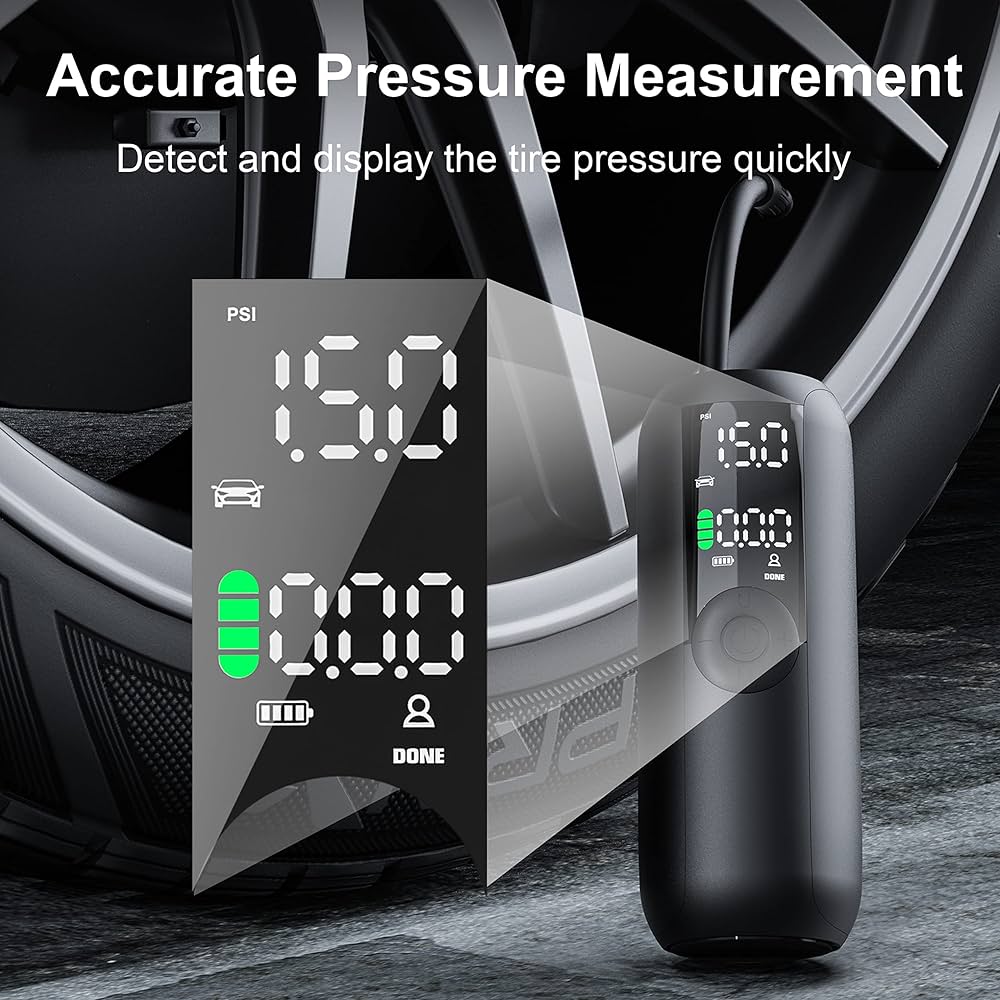 Amazon.co.jp: AMORNO ポータブルエアコンプレッサーミニバイク