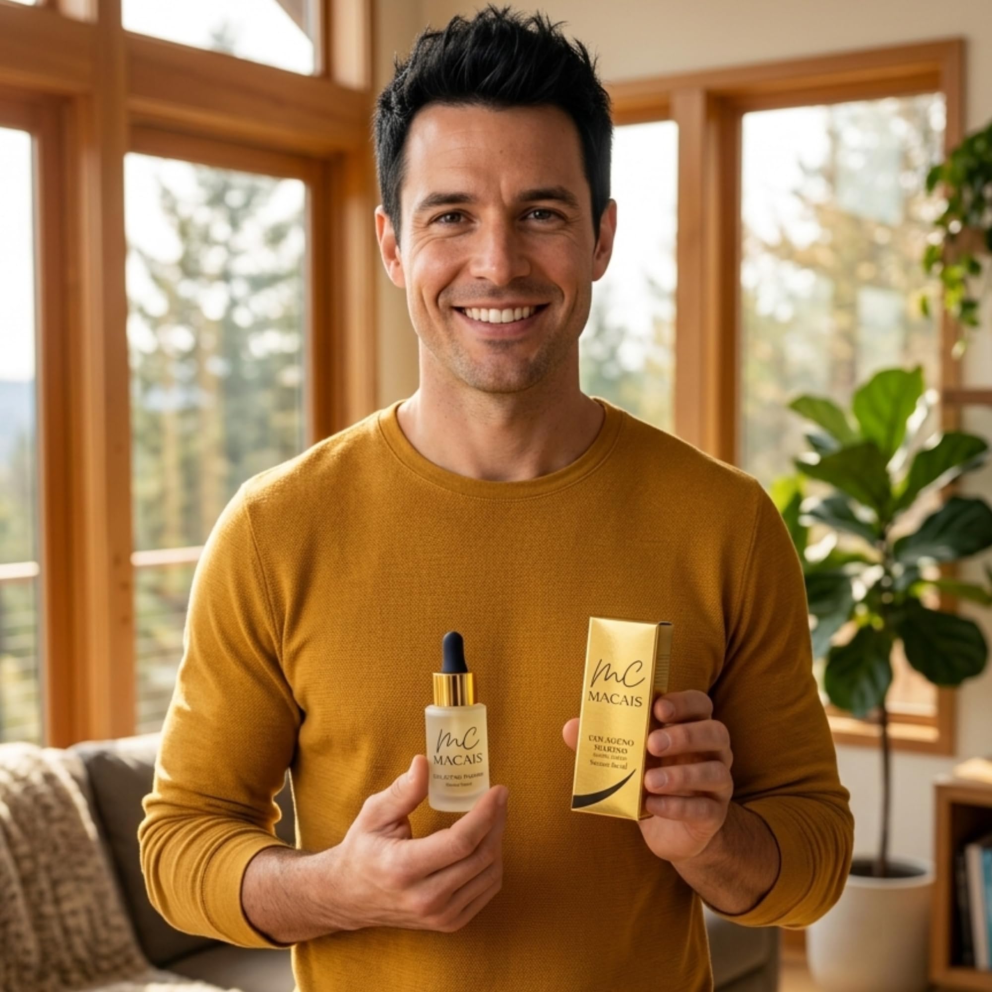 Siero Viso Idratante con Collagene Marino Idrolizzato – 20 ml Confezione da 2 – Siero al Collagene per Idratazione, Elasticità e Morbidezza della Pelle – Trattamento Viso per Uso Quotidiano – Macais