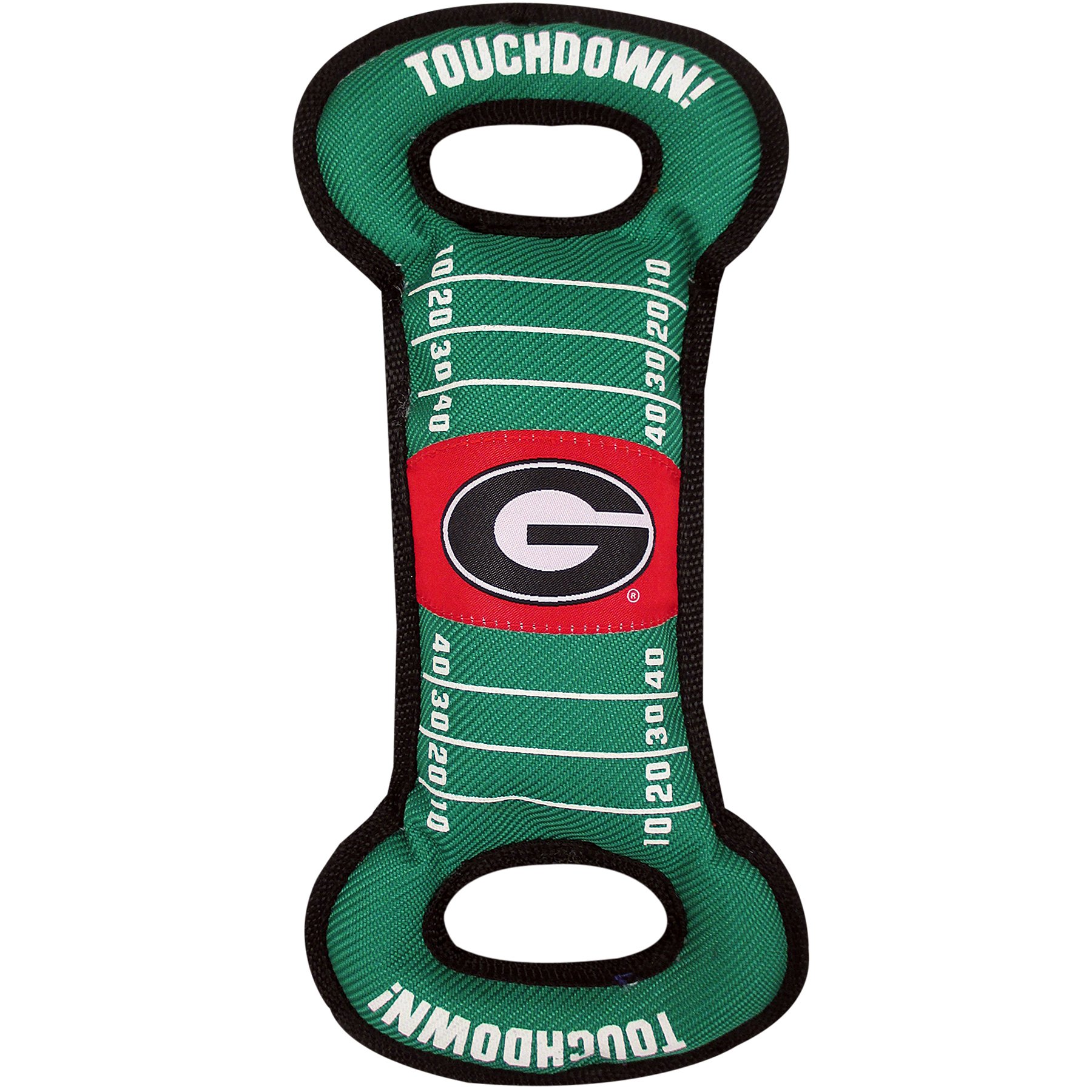NCAA Football campo perro juguete con squeaker – 45 equipos disponibles – para juegos, Toss, y busca. – resistente y Durable mascota juguete. College – perro juguete. – Collegiate mascota juguete.