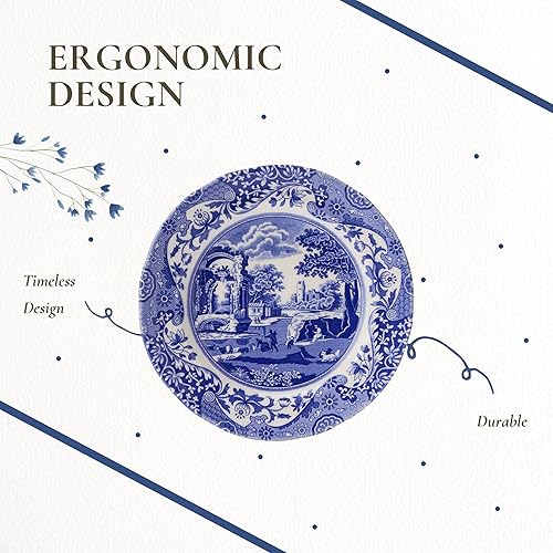 Miniatura 6 de Spode juego de vajilla de 12 piezas italianas, color azul