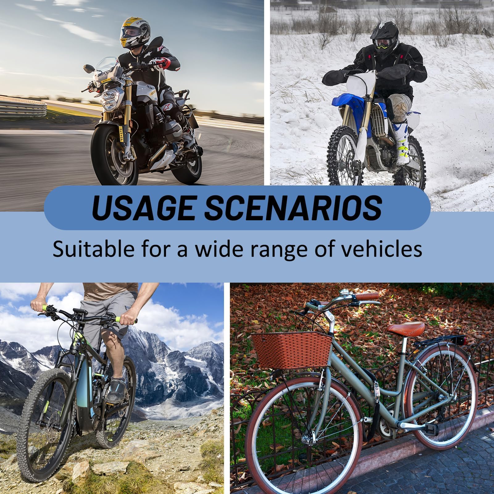 Cavo Frizione Universale per Moto, Kit di Riparazione del Cavo Dell'acceleratore di Emergenza per Moto da 1.3 m Ø1.5 mm, Adatto per Scooter, Quad, Ciclomotori, Biciclette