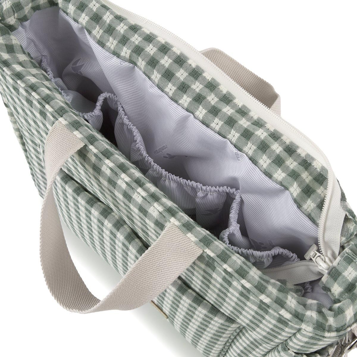 Cambrass - Bolso Carro Maternal para Bebé - Organizador para Pañales y Otras Cosas de Maternidad - Vicky Verde 16x43x37 Cm