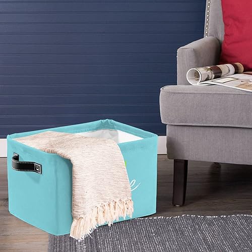 Miniatura 4 de Cesta de regalo personalizada con nombre, caja de juguetes de almacenamiento personalizada para niños, organizador de cubos de almacenamiento