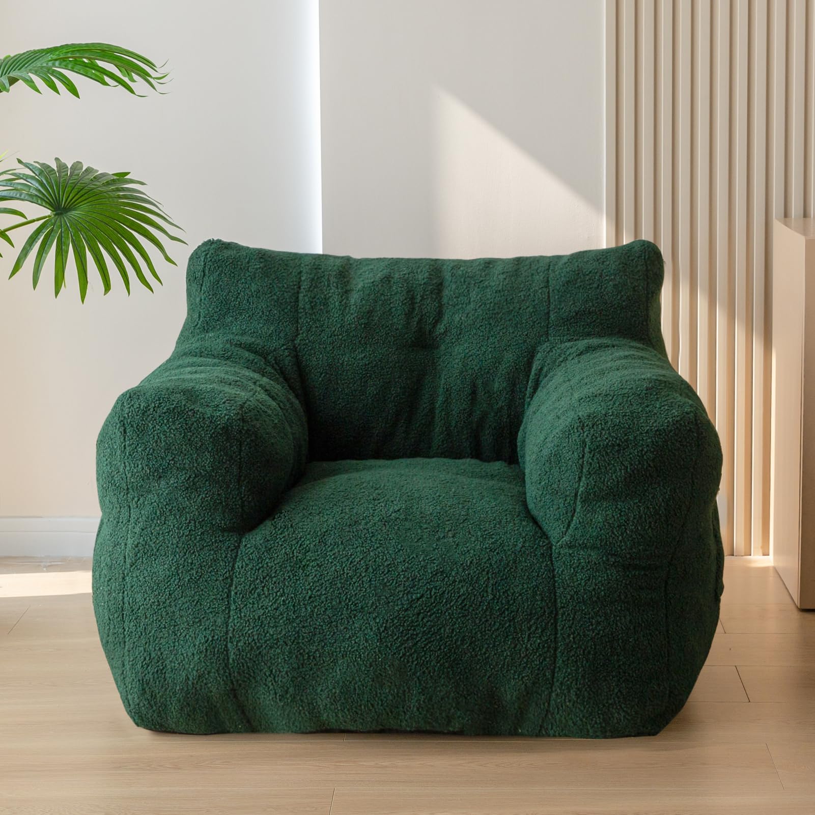 rinko315  ❤️ヴィンテージ ミニョネット  (クッション付き) Amazon.com: MAXYOYO Giant Bean Bag Chair, Stuffed Bean Bag