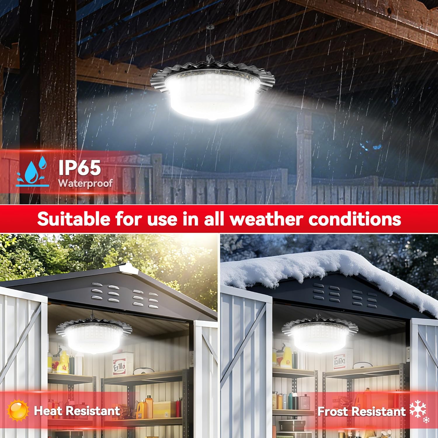 Otovoda Solar Shed Light Indoor Outdoor, 396LED 360° Lighting Waterproof Solar Powered Pendant Light with Motion Sensor, 5 Modes, Remote & Timer, for Home Shed Chicken Coop Barn Shop Gazebo Garage