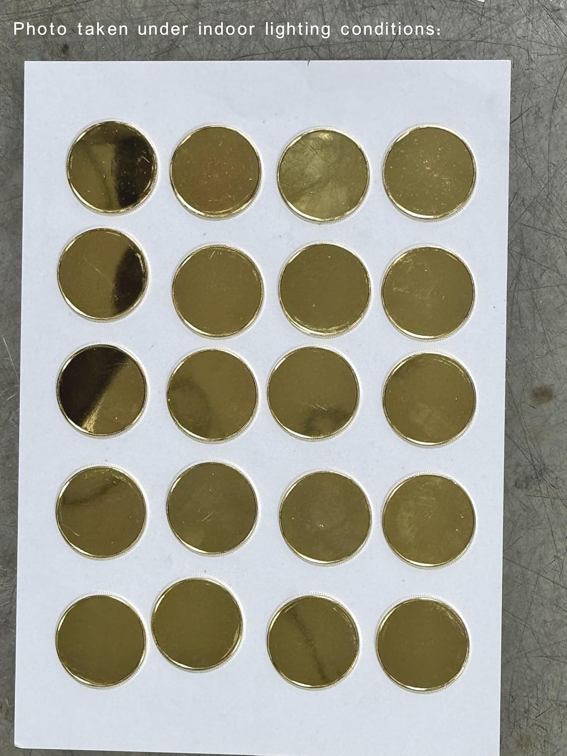 Gold Mirror Finish Zinc Alloy Blank Coin Discs, 40mm Decorative Round Metal Blanks with Scalloped Edge, DIY Engraving and Craft Projects, 20 Pieces