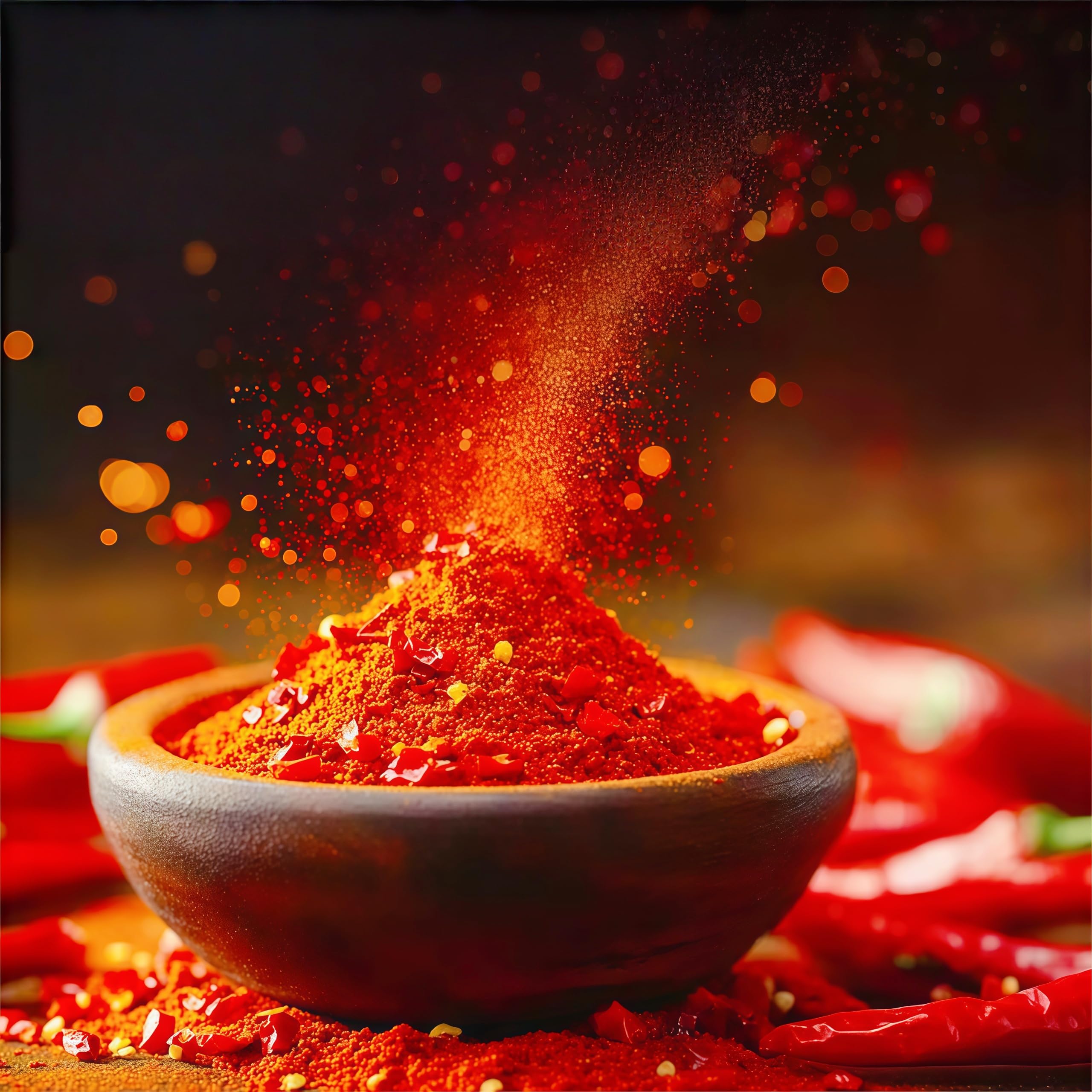 DAMAICHUHAI Chili Powder,Red Pepper Flakes,Spices and Seasonings,Korean Chili Powder, Moderately Spicy a nd More Delicious, Super Versatile Seasoning,500g/17 Oz. (coarse grains)