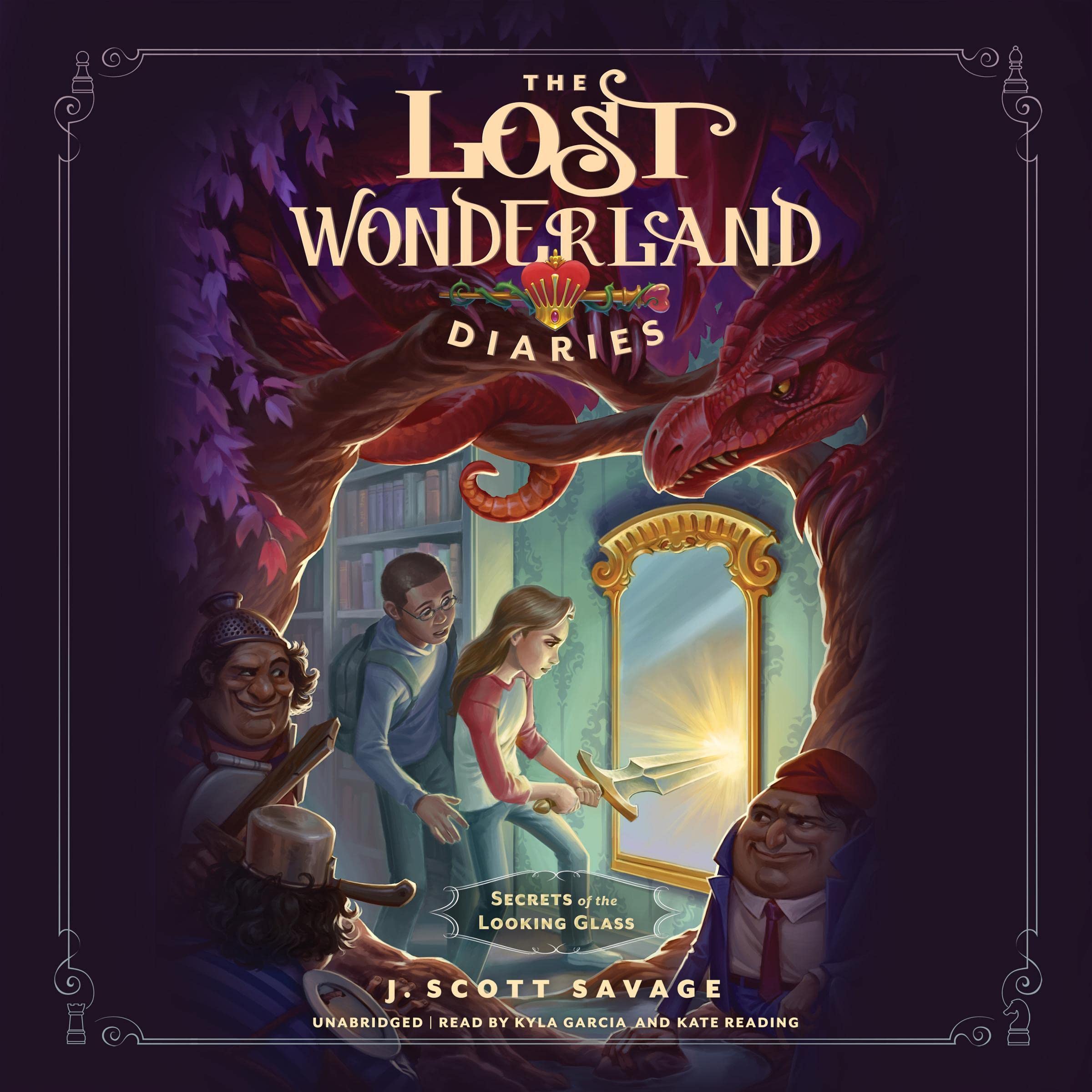 Cover art for The Lost Wonderland Diaries: Secrets of the Looking Glass