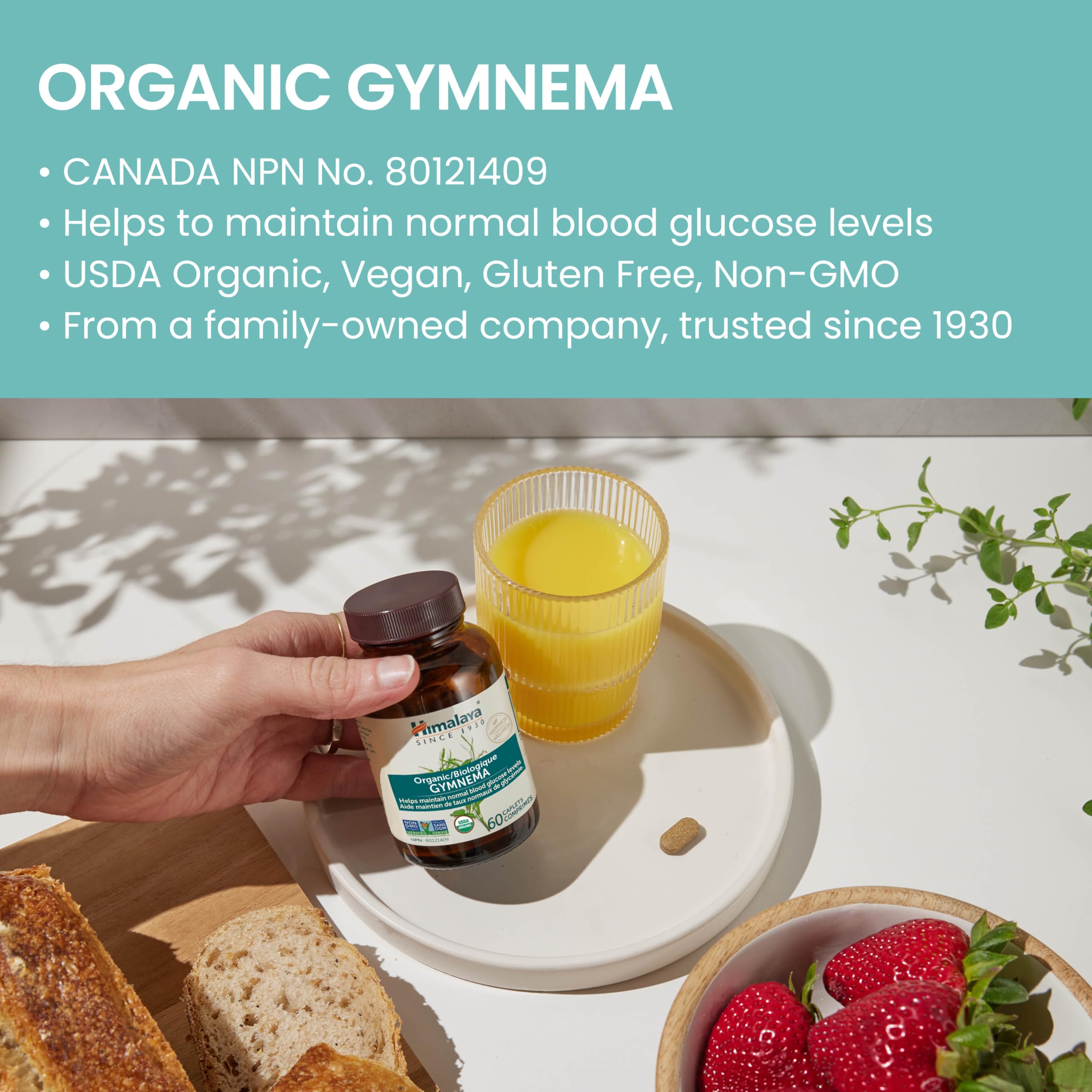 Himalaya Organic Gymnema 60 caplets