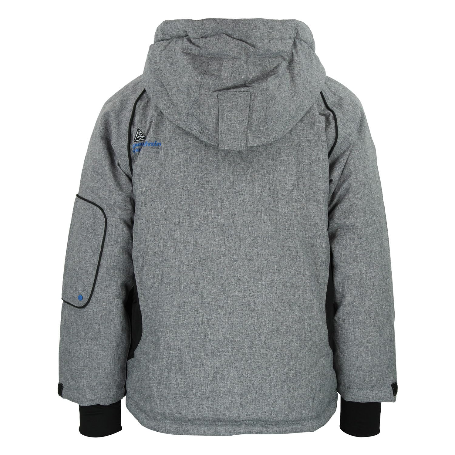 Peak Mountain - Giubbotto di Sci Ragazzo ECAMATE38-grigio-5 Anni