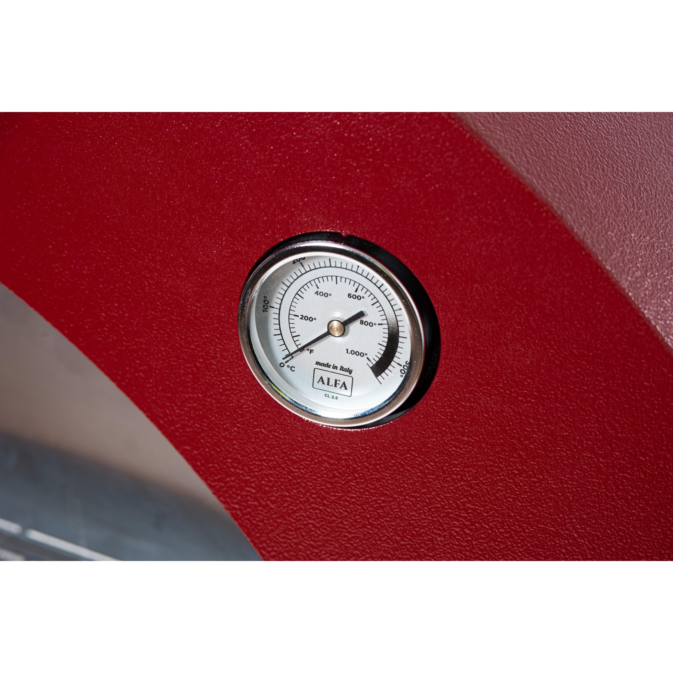 Alfa Forni Barbecue à gaz de la marque modèle moderne 1 Pizza Gas Antique Red
