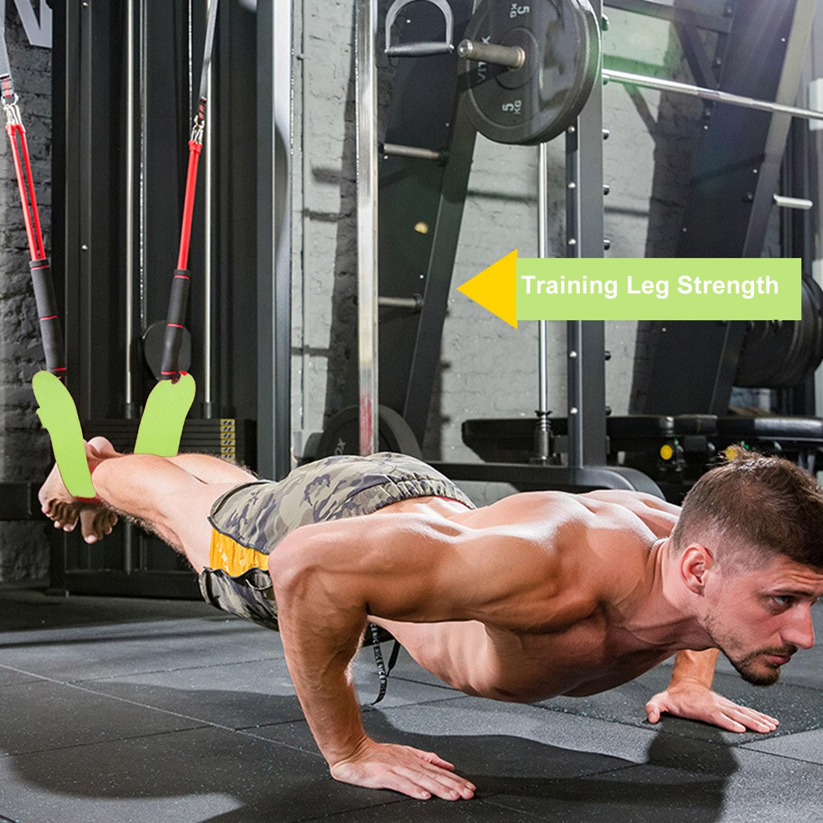 SUNGOOYUE Fascia di Assistenza per Trazioni, Fascia Elastica Portatile per Allenamento di Assistenza per Trazioni per Casa e Palestra, Tubo in Lattice Ad elasticità Superiore con Impugnatura in EVA