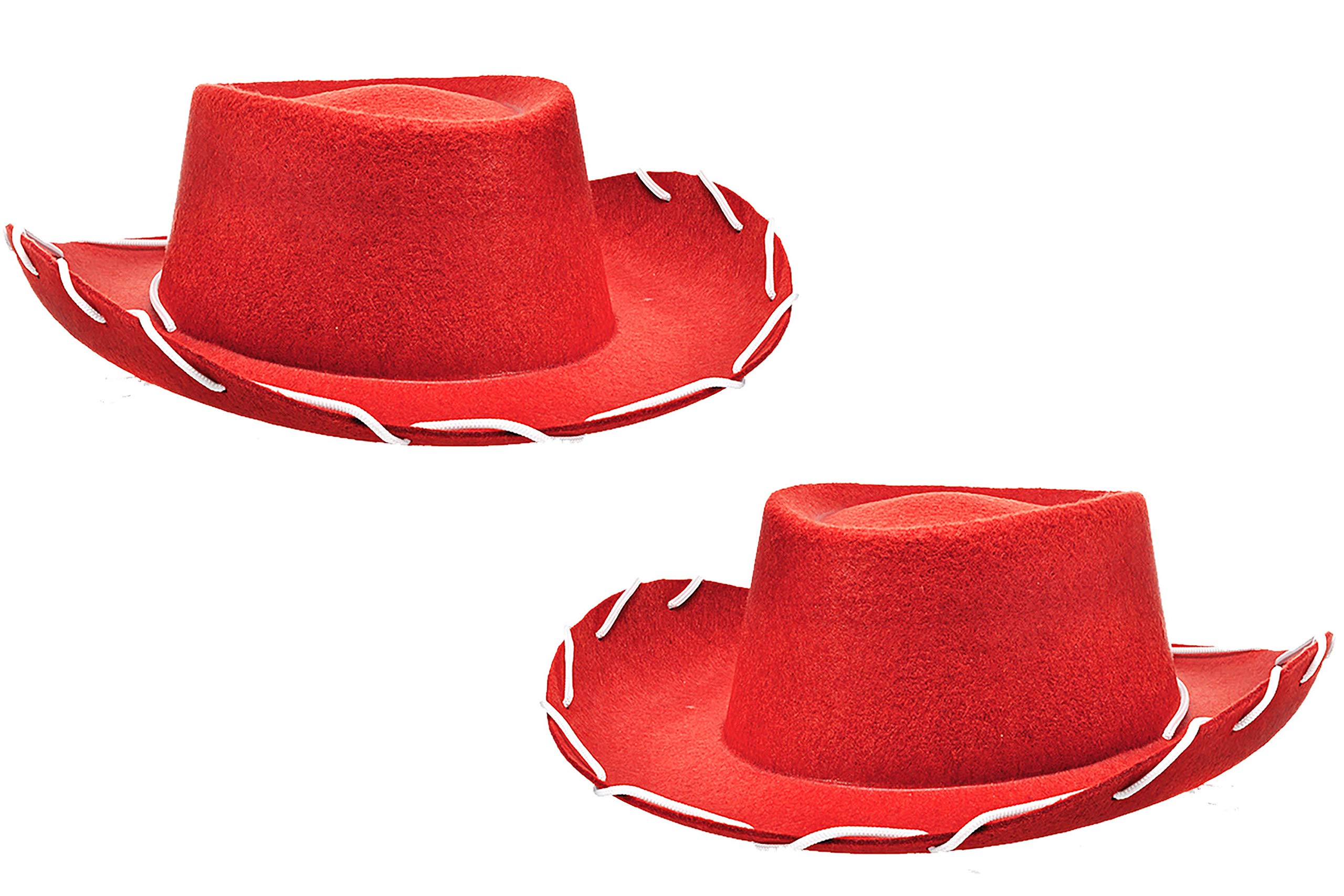 Children's Red Cowboy Hat Jessie Hat (2 