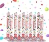 party factory party popper confetti shapes 40 cm 8 m flight height confetti rain for weddings valentine's day new year's eve birthdays or stag nights
