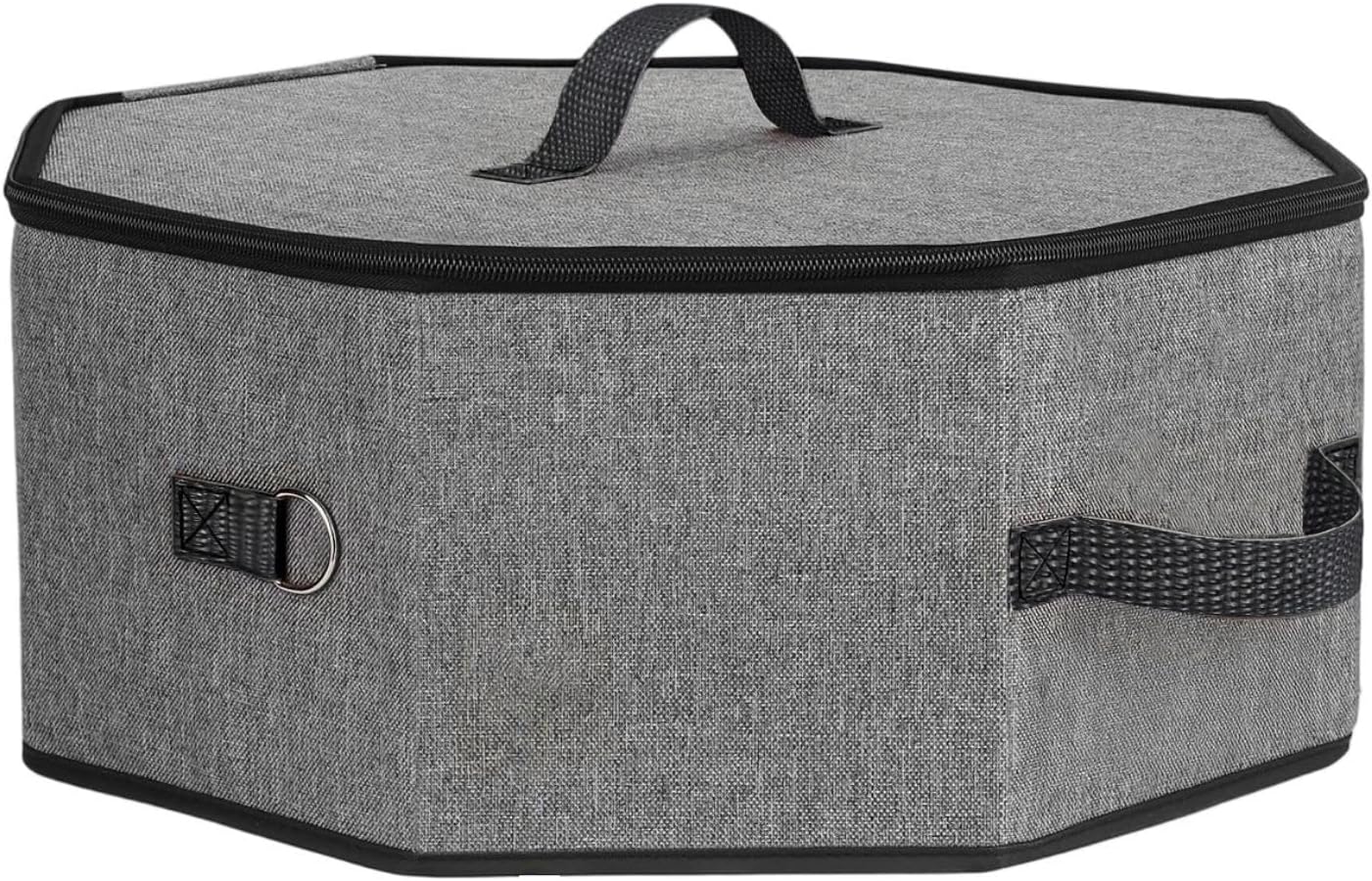Hat Storage Box, Storage Container with Carrying Handles, for Home And, Hat Organizer, Closet, Organizer for, White