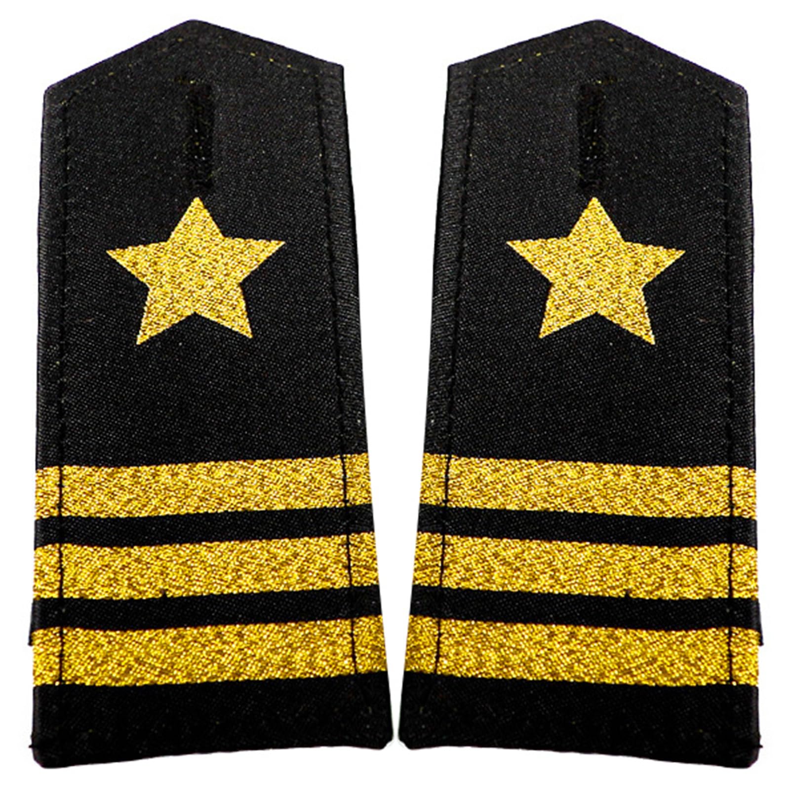 Maxtonser Star Shoulder Epaulettes Stripes Security Uniform Accessories Captain Professional Security Guard Epaulets Captain