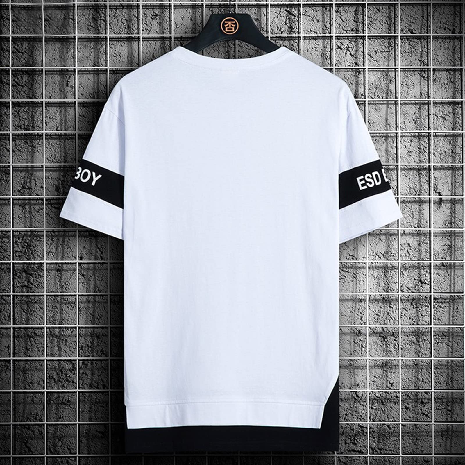 KENAIJING Maglietta da Uomo, Maglietta Girocollo a Maniche Corte T Shirt