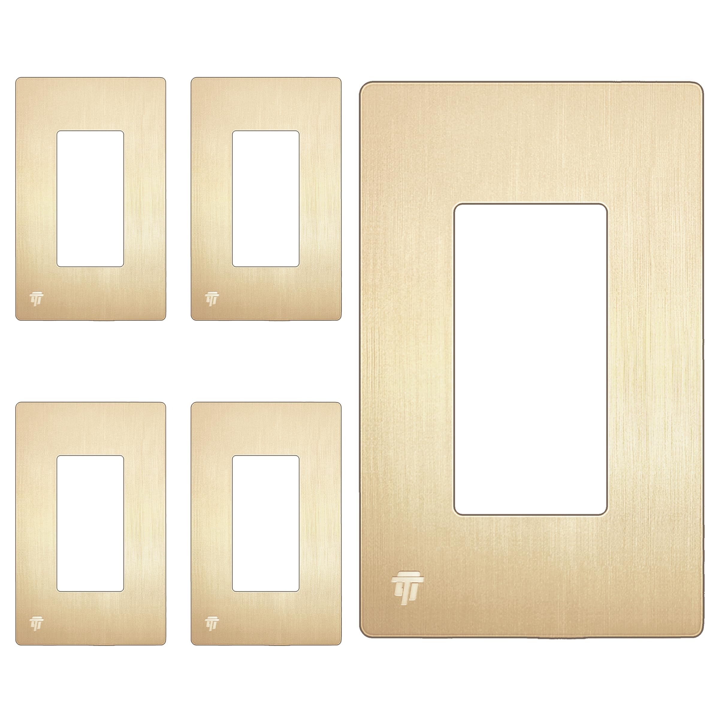 ENERLITES Screwless Wall Plate - 5 Pack -25