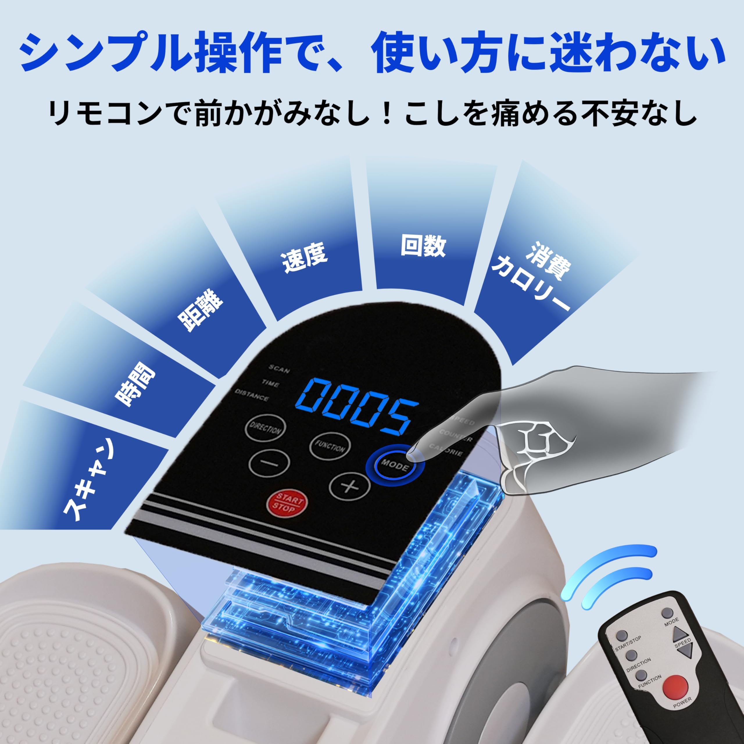 Amazon.co.jp: 【理学療法監修】AspRakuFit 電動フィットネスバイク