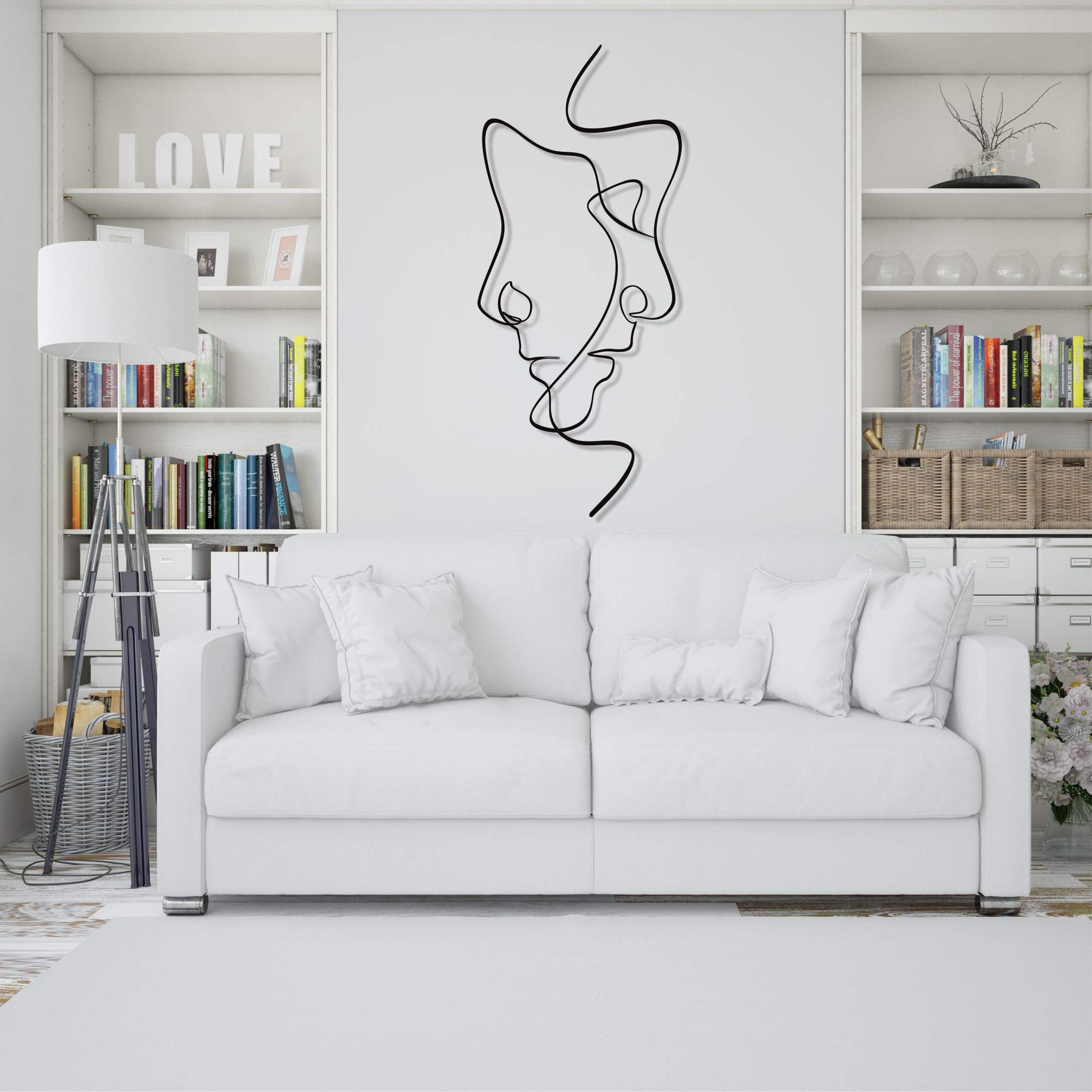 Arte In Metallo WSND 3D Quadro In Metallo, Decorazione Da Parete In