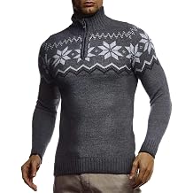 Leif Nelson Mens Stylish Sweater Longsleeve Pullover Sweatshirt Hoodie for Men Slim Fit LN-20758