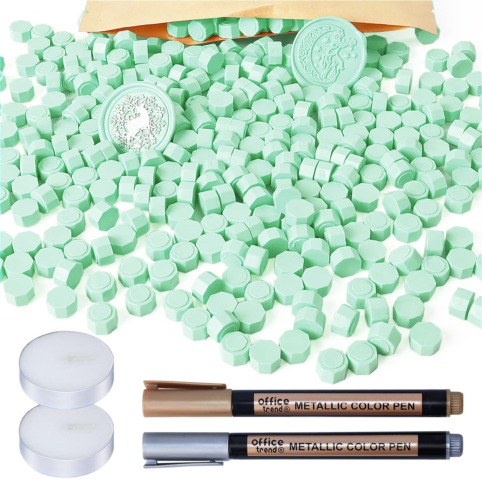 WEWINK PLUS 304PCS Wax Seal Beads Set