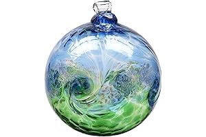 Kitras Van Glow Ball, Blue/Green, 6 Inches