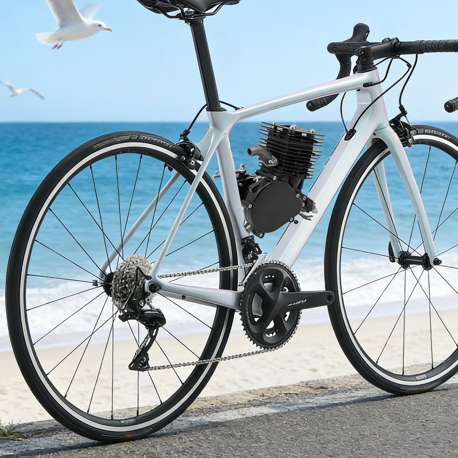 Moteur 2 temps 110 cm³ 3 kW Kit de conversion de vélo pour 26-28"