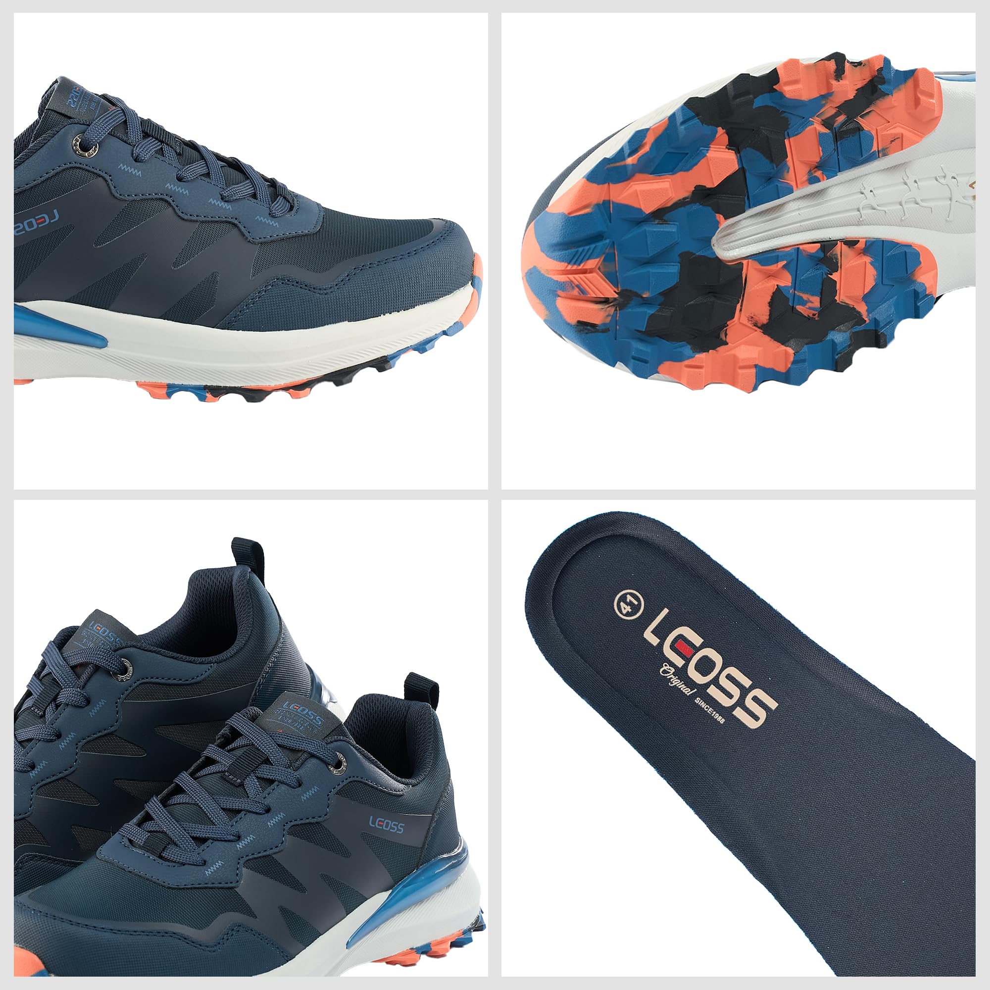 Męskie buty trekkingowe, sznurowane, buty uliczne, buty rekreacyjne, buty trekkingowe, skórzane, buty sportowe, antypoślizgowe