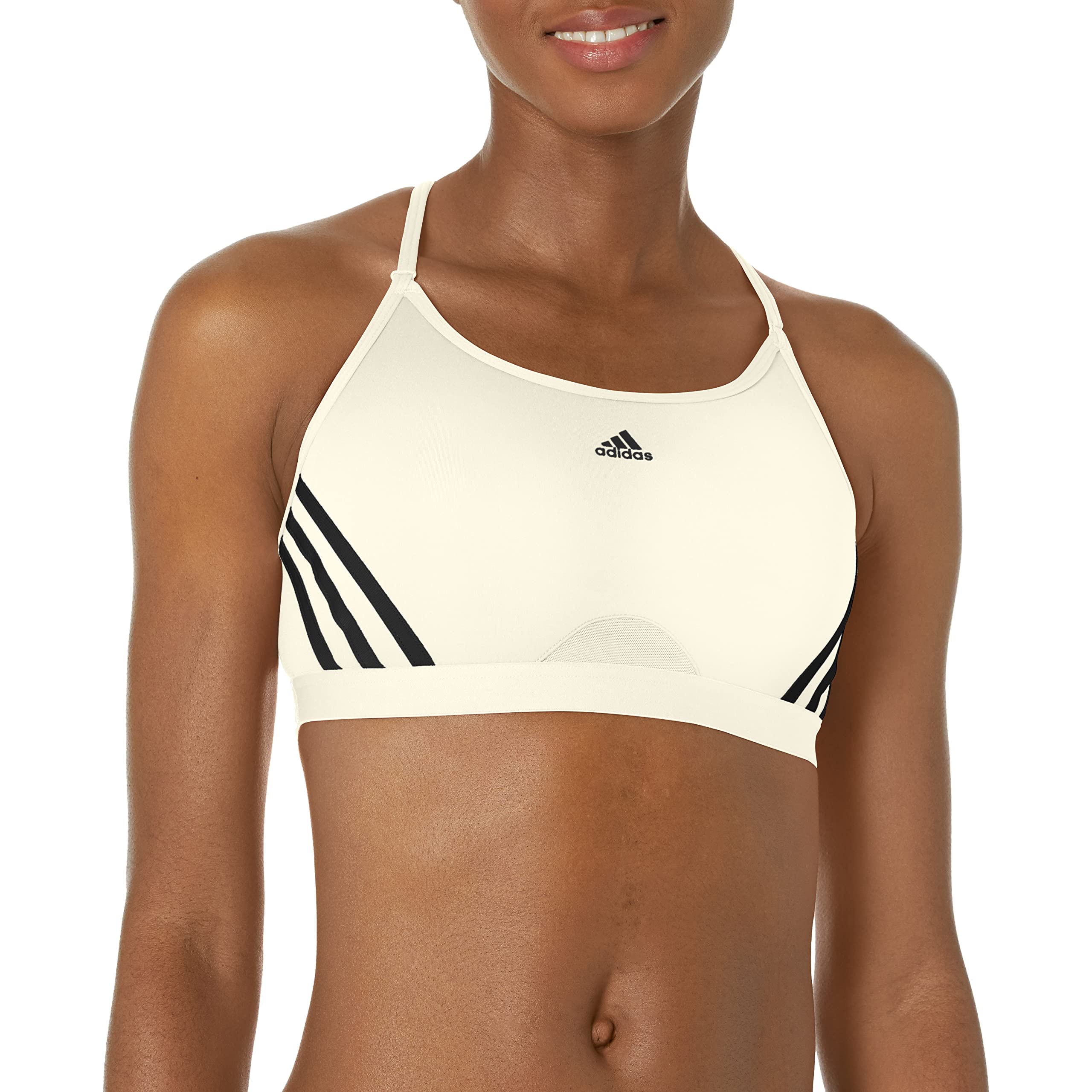 adidasWomen's Training Light Support 3 Stripe Bra