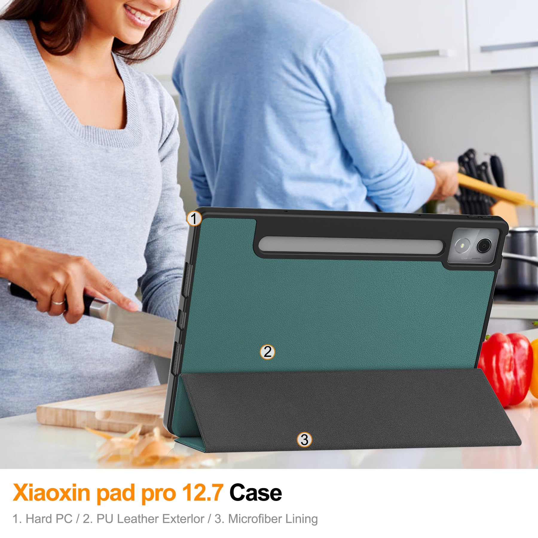Amazon.com: Case for Lenovo Idea Tab Pro 12.7 inch 2025,Tri-Fold 