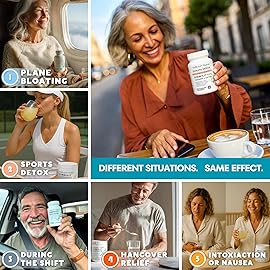 TODICAMP Zeolite Detox Sorbolit - Zeolite Binder Supplement for Full Body Detox - Gut Cleanse, Cellular and Liver Detox (120 Count (Pack of 1))